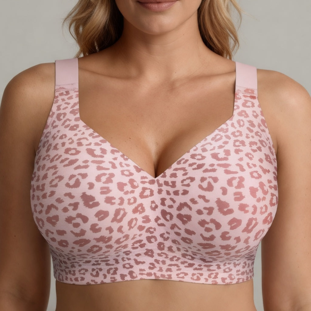 Verano Muse™ Jelly Soft support style Bra With Leopard-print Lingerie